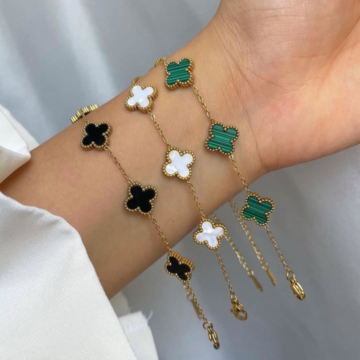 Glücksklee Schmuck Set