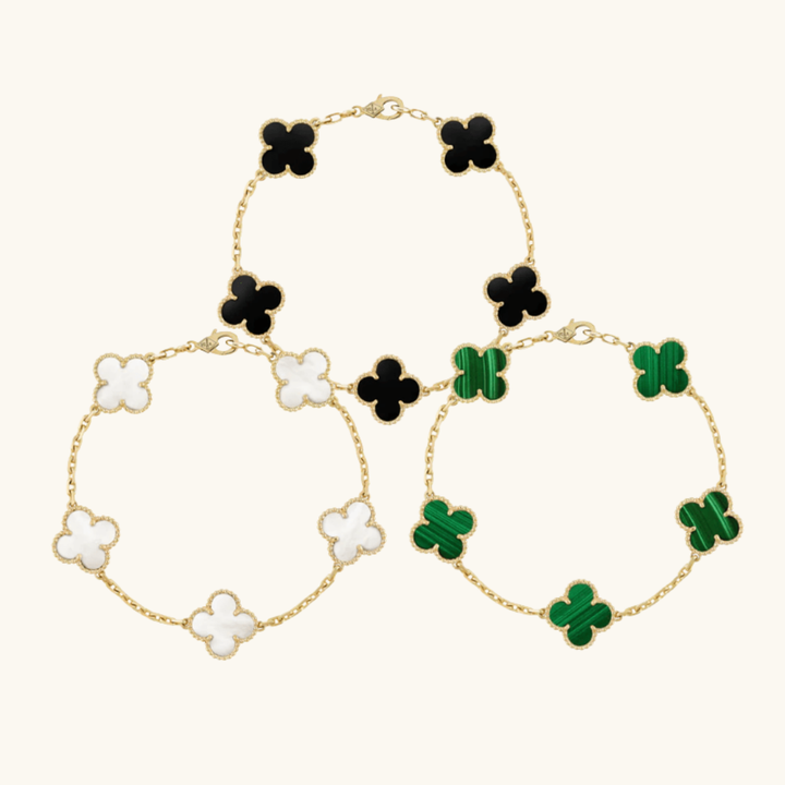 Glücksklee Schmuck Set