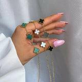 Glücksklee Schmuck Set