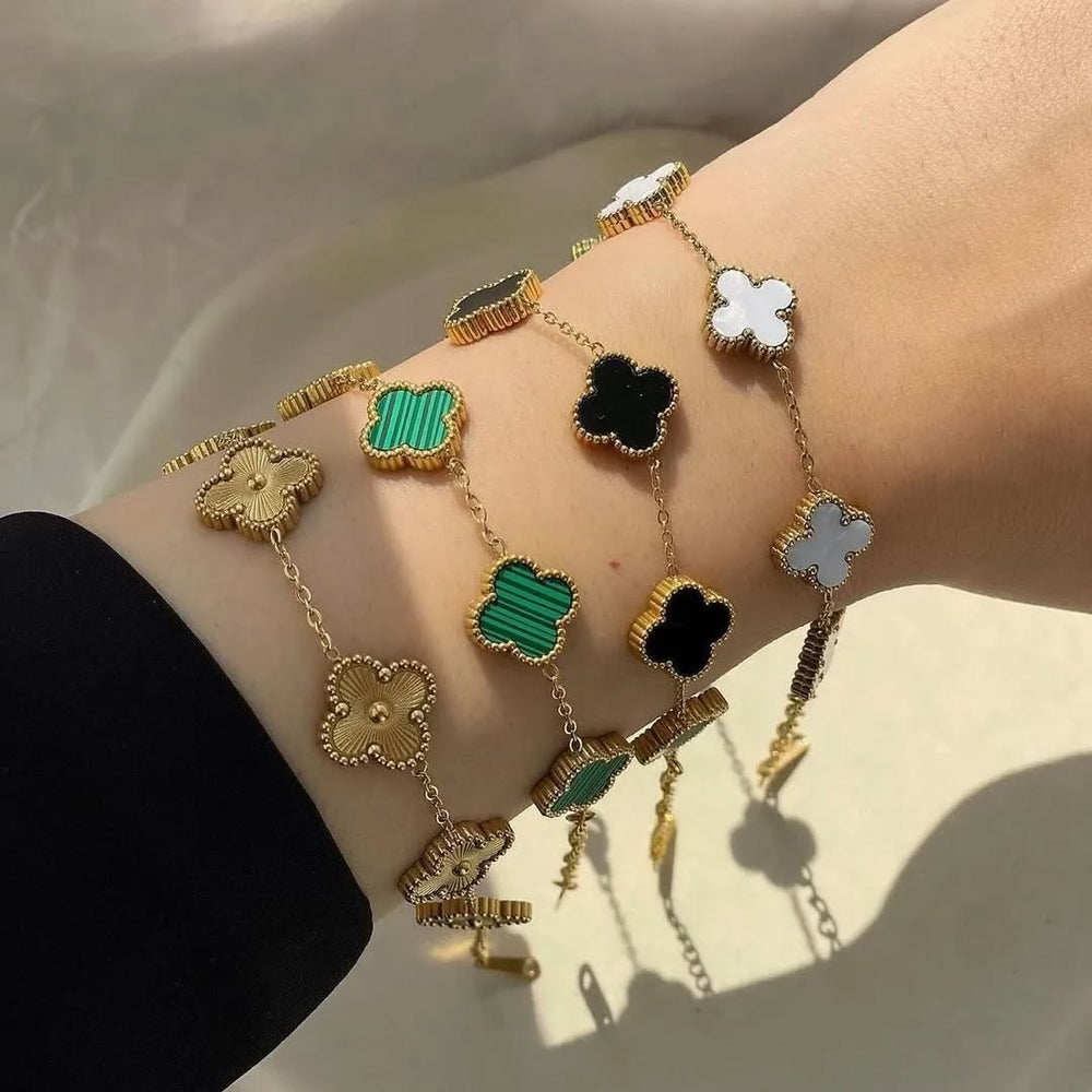 Glücksklee Schmuck Set